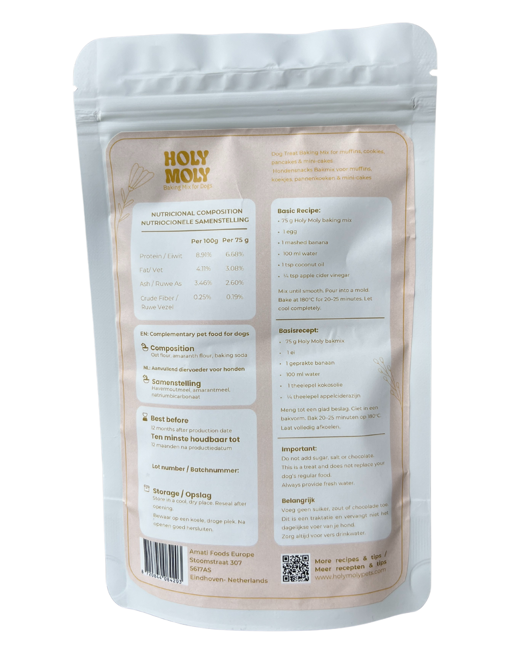 Baking mix for dogs